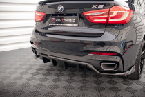 BMW X6 M-Paket 2014-2019 Bakre Splitter (Med Splitters) V.1 Maxton Design